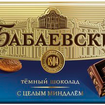 Шоколад Бабаевский темный с целым миндалем 100г