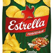 Чипсы Estrella картофельные рифленые